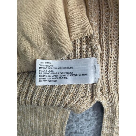 Universal Thread Sweater Womens XS Tan Cardigan Open Front Long Pockets NWT - Picture 8 of 9